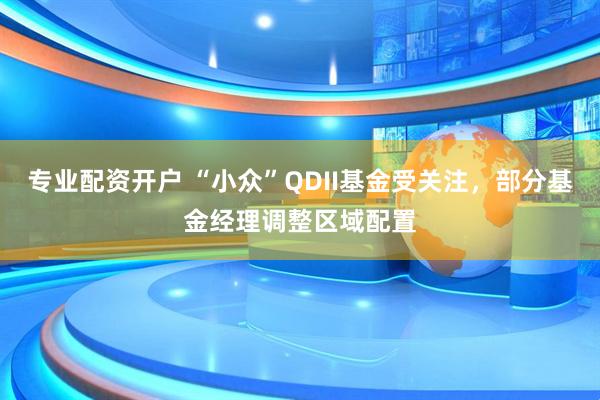 专业配资开户 “小众”QDII基金受关注，部分基金经理调整区域配置