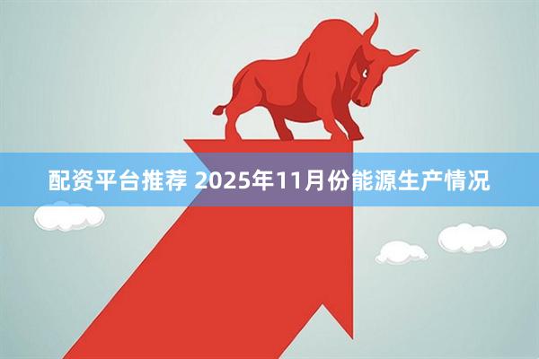配资平台推荐 2025年11月份能源生产情况